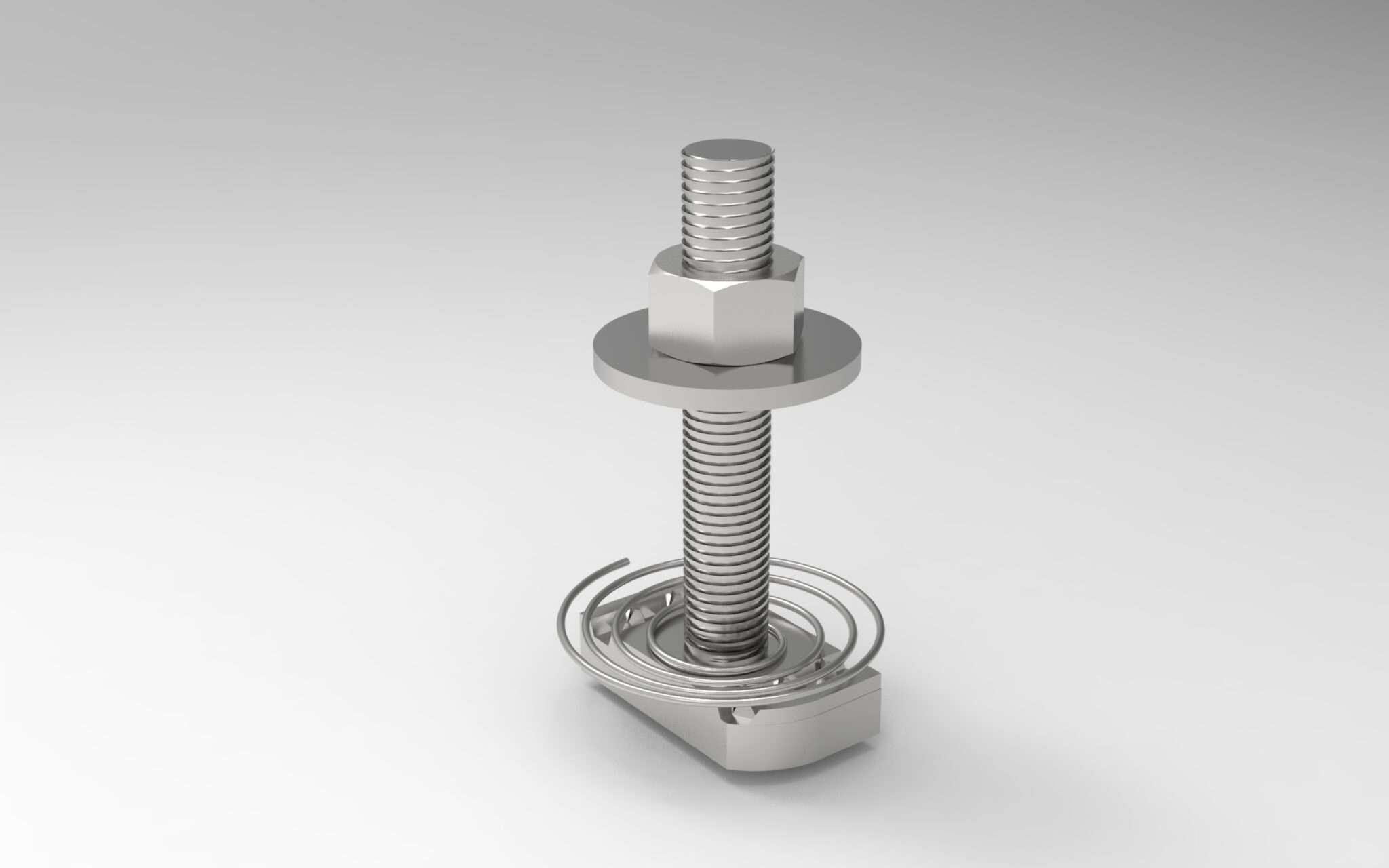 Head Spring Fitting HAMMER HEAD BOLT WITH TOP SPRING (HHTS) - RS Fasteners UK